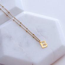 Load image into Gallery viewer, INITIAL PENDANT NECKLACE