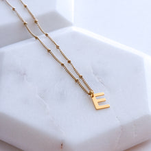Load image into Gallery viewer, INITIAL PENDANT NECKLACE