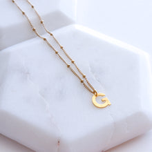 Load image into Gallery viewer, INITIAL PENDANT NECKLACE
