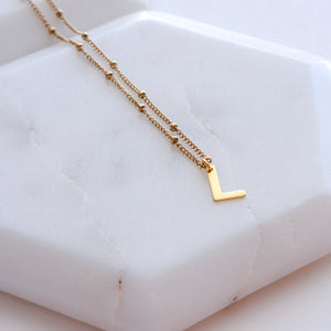 INITIAL PENDANT NECKLACE