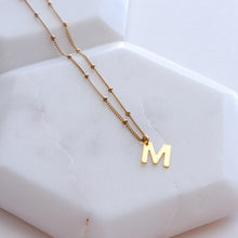 Load image into Gallery viewer, INITIAL PENDANT NECKLACE