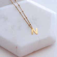 Load image into Gallery viewer, INITIAL PENDANT NECKLACE