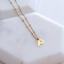 Load image into Gallery viewer, INITIAL PENDANT NECKLACE