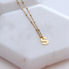 Load image into Gallery viewer, INITIAL PENDANT NECKLACE