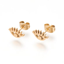 Load image into Gallery viewer, EYE STUD EARRINGS